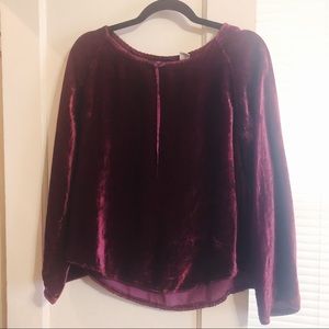 Red Velvet Top